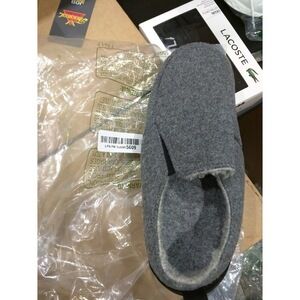 PowerStep Men's Twin-Gore Slippers Grey 10